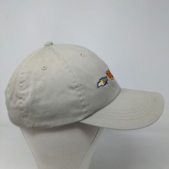 Ed Martin Men's Slideback Hat Tan OSFA Embroidered Chevrolet Cadillac Logo Cars - Picture 4 of 7